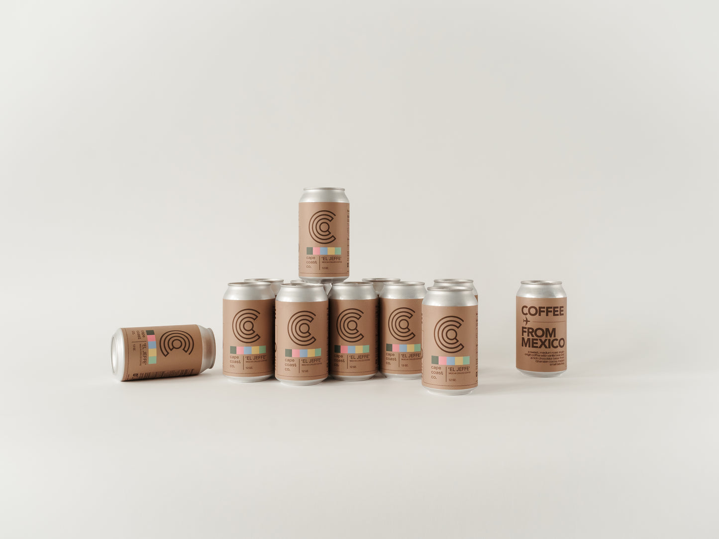 'El Jeffe' — Ready-to-Drink Coffee Cans